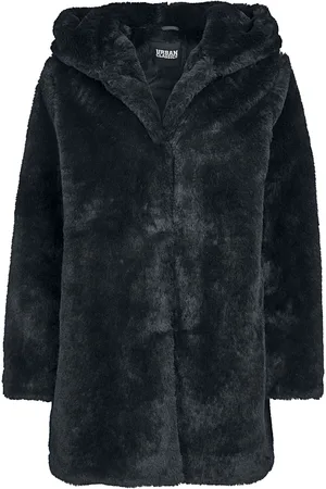 Urban classics Kurtka przejściowa z Ladies Hooded Teddy Coat