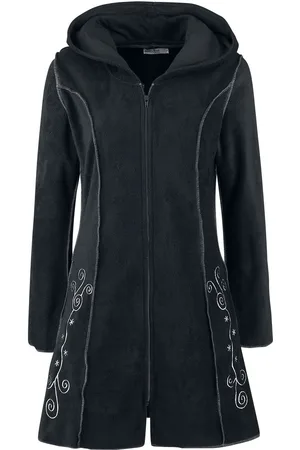 Innocent Bluza z kapturem rozpinana Goth z Embroidered Fleece Hood