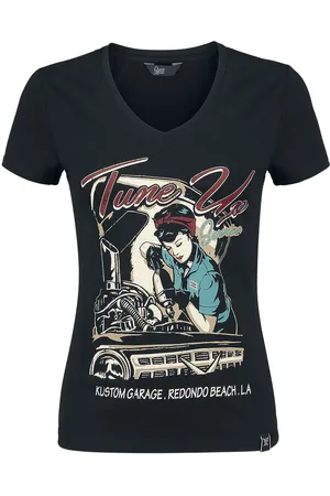 Queen Kerosin T-Shirt Rockabilly z Tune Up