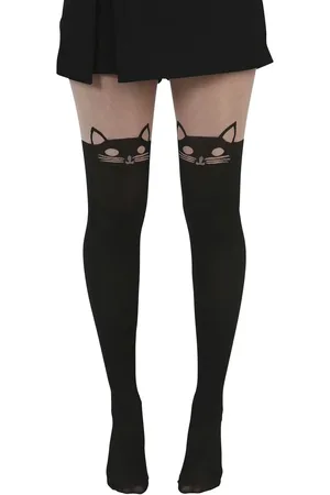 Pamela Mann Rajstopy Goth z Cat