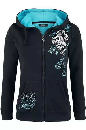 Rock Rebel Bluza z kapturem rozpinana z Freaking Out Loud