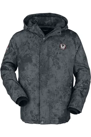 Rock Rebel Kurtka zimowa z Winter jacket with large print on the back