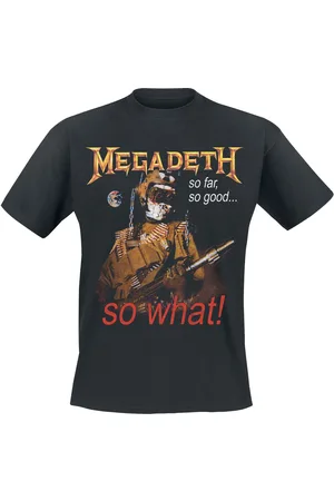 Megadeth T-Shirt z So What Vintage Tracklist