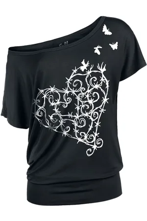 Full Volume T-Shirt z T-Shirt with Playful Barbed Wire Heart