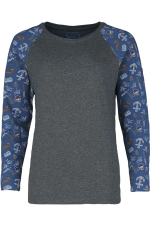 RED by EMP Longsleeve z Raglan long-sleeved top with old-school motifs