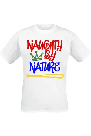 Naughty by Nature T-Shirt z Graffiti Logo