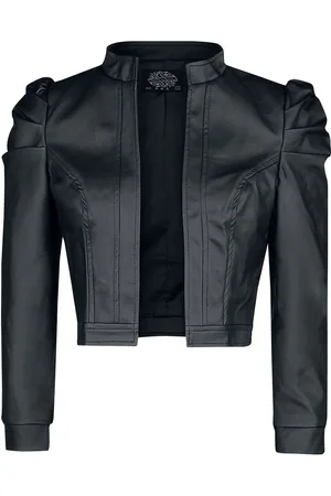 H&R London Kurtka z ekoskóry Rockabilly z Serena Jacket