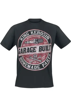 King kerosin T-Shirt Rockabilly z Garage Built