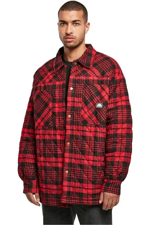 Southpole Flannel Quilted Shirt Jacket - Kurtka zimowa - Mężczyźni - czerwony