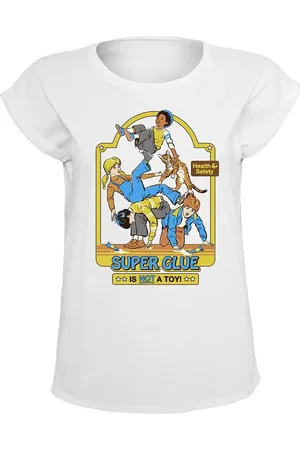 Steven Rhodes T-Shirt Fun z SUPER GLUE IS NOT A TOY