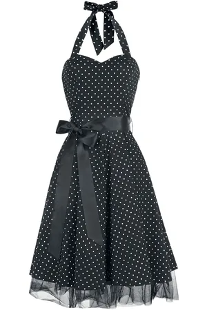 H&R London Sukienka Medium Rockabilly z Small Dot Dress