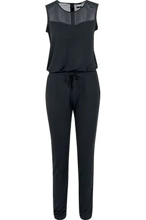Urban classics Kombinezon z Ladies Tech Mesh Long Jumpsuit