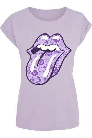 The Rolling Stones T-Shirt z Floral Tongue