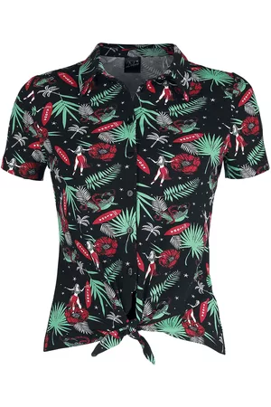 Pussy Deluxe Kobieta Bluzki - Aloha Blouse - Bluzka - Kobiety