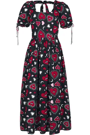 Hell Bunny Sukienka długa z Kate heart dress