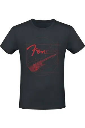 Fender T-Shirt z Red Guitar