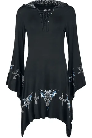 Gothicana Sukienka krótka Goth z Gothicana X Anne Stokes