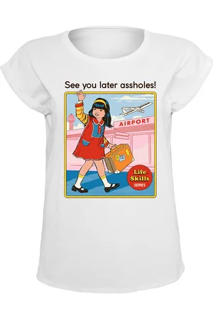 Steven Rhodes T-Shirt Fun z See You Later Assholes