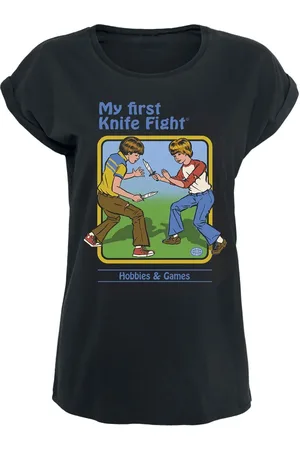 Steven Rhodes T-Shirt Fun z My First Knife Fight