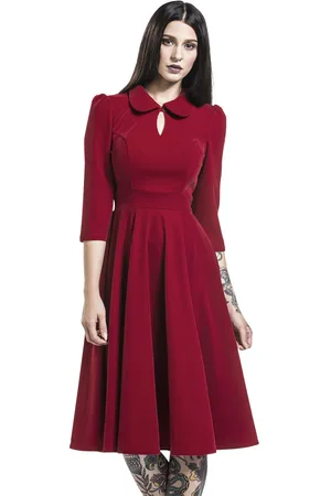 H&R London Sukienka Medium Rockabilly z Glamorous Velvet Tea Dress