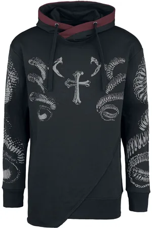 EMP Bluza z kapturem z Snake print hoodie