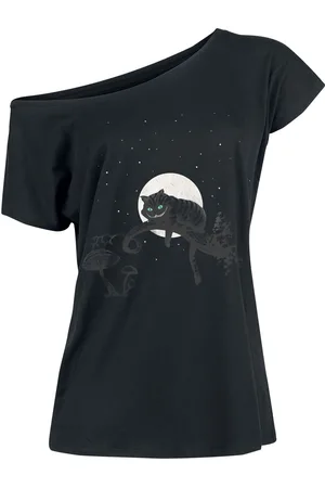 Alice in Wonderland T-Shirt Disney z Chesire Cat Crazy Nights