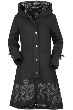 Gothicana Płaszcze Goth z Gothicana X Anne Stokes coat