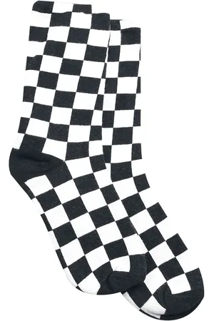 Pamela Mann Skarpetki Goth z Chequered ankle socks