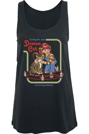 Steven Rhodes Tanktop Fun z Demon cat