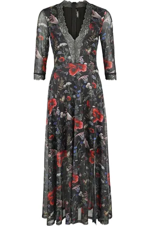 Jawbreaker Sukienka długa Rockabilly z Night Meadow maxi dress