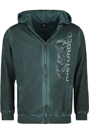 Disturbed Bluza z kapturem rozpinana z Guitar
