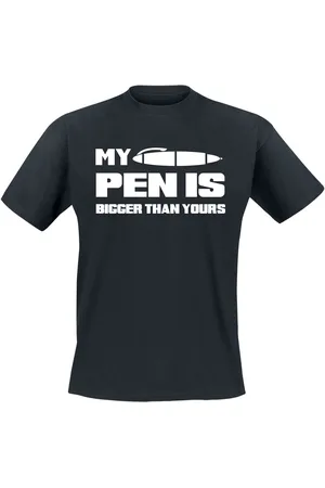 Sprüche T-Shirt Fun z My Pen Is Bigger Than Yours