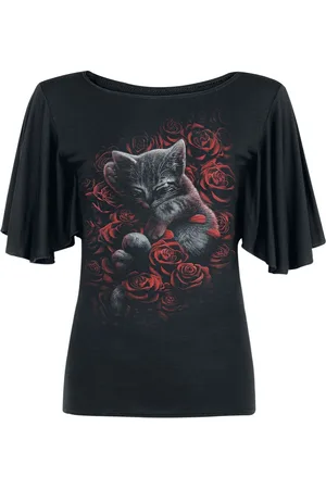 Spiral T-Shirt Goth z Bed of rose