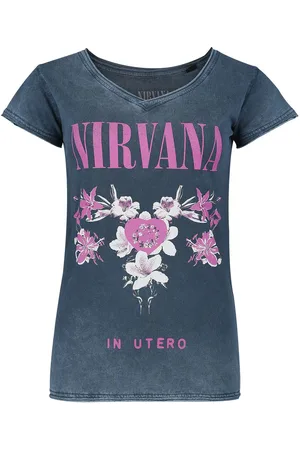 Nirvana T-Shirt z Flowers