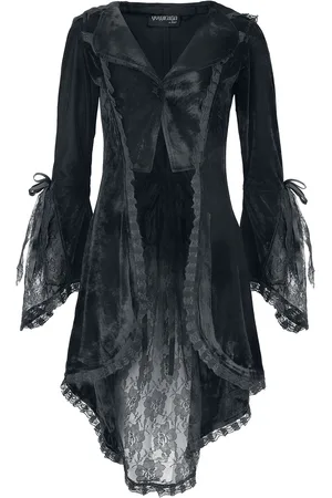 Gothicana Kardigan Goth z Velvet cardigan with lace details