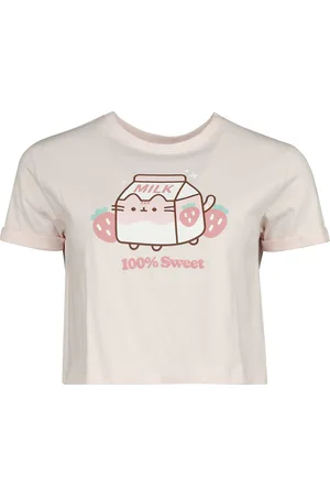 Pusheen Koszulka sportowa Anime z Strawberry