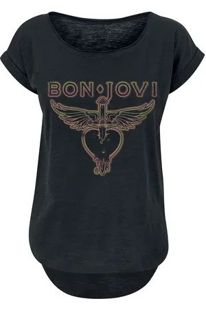 Bon Jovi T-Shirt z Heart & Dagger Outline