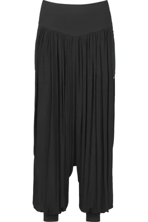 EMP Spodnie z materiału z Harem trousers with side slits
