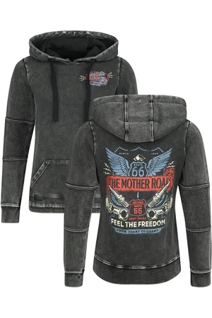 Rock Rebel Bluza z kapturem z Rock Rebel X Route 66