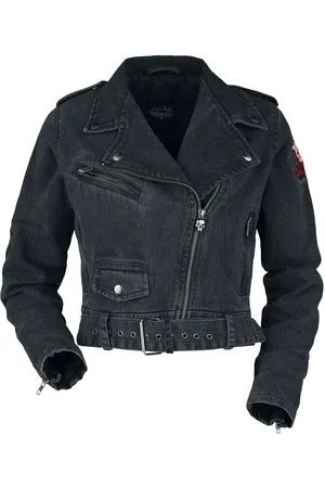 Rock Rebel Kurtka jeansowa z Denim biker jacket