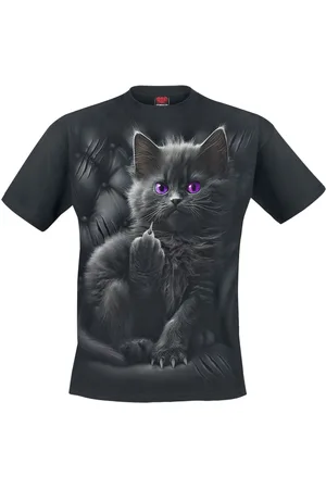 Spiral T-Shirt Goth z Cattitude