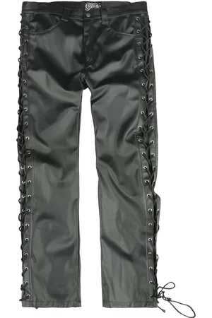 Vixxsin Spodnie z ekoskóry Goth z Maximus