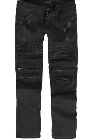 Rammstein Jeansy z Logo Jeans