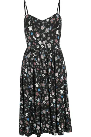 Rock Rebel Sukienka Medium z Dress with Old School Print