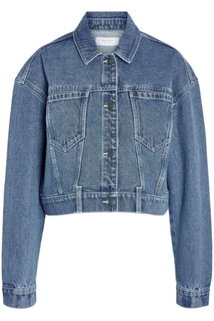 Noisy May Kurtka jeansowa z NMRONJA L/S CROP DNM JACKET VI433MB NOOS