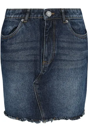 Urban classics Spódnica krótka z Ladies Heavy Mini Denim Skirt