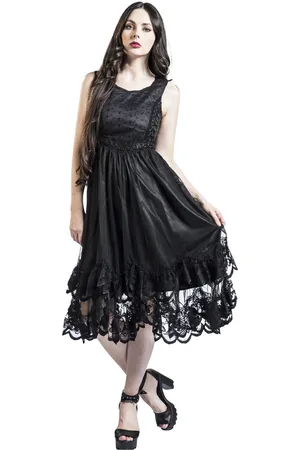 Gothicana Sukienka Medium Goth z Lacedress