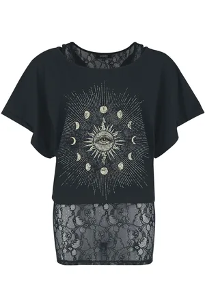 Gothicana T-Shirt z Double Pack with Sun and Moon