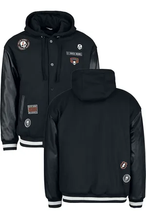 Rock Rebel Kurtka College Jacket z Varsity jacket with faux leather details