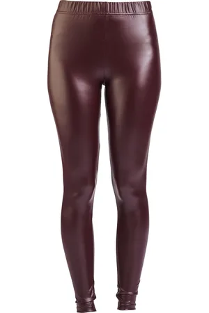 EMP Legginsy z Faux Leather Style Leggings